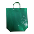 Recyclable Materials Eco-Friendly Cmyk Printing Plastic Handles Closed PP Plastic Shopping Bag